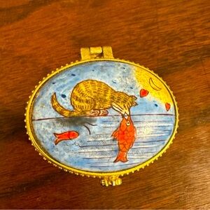 Roll of Ribbon Stamps “Trinket Box” Ceramic